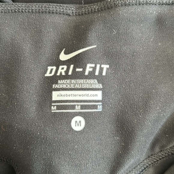 NIKE DRI-FIT black wide leg pants. Size M. Great used condition! - Picture 3 of 3